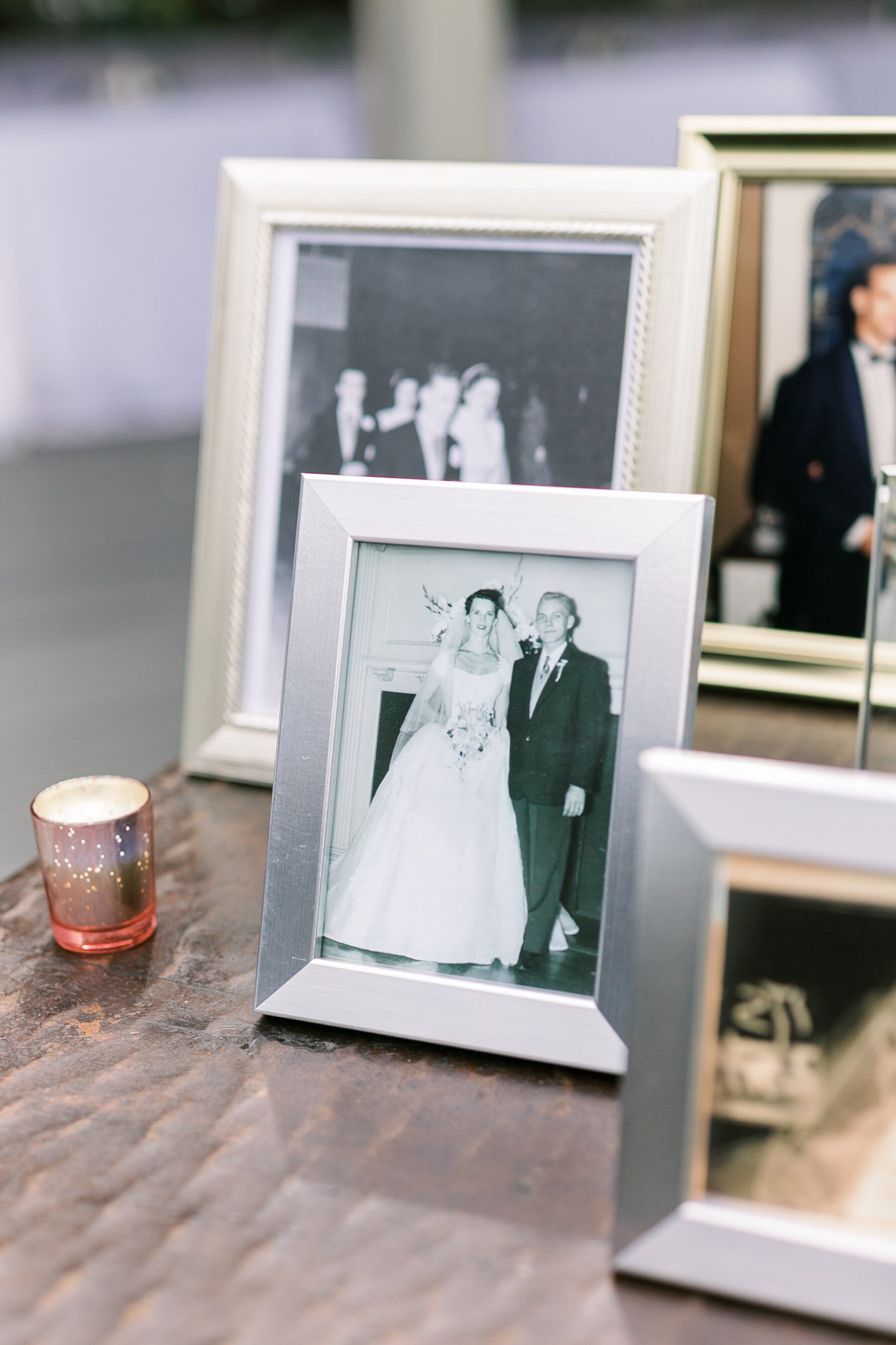 Details of family heirloom wedding images at Hilton Head wedding.