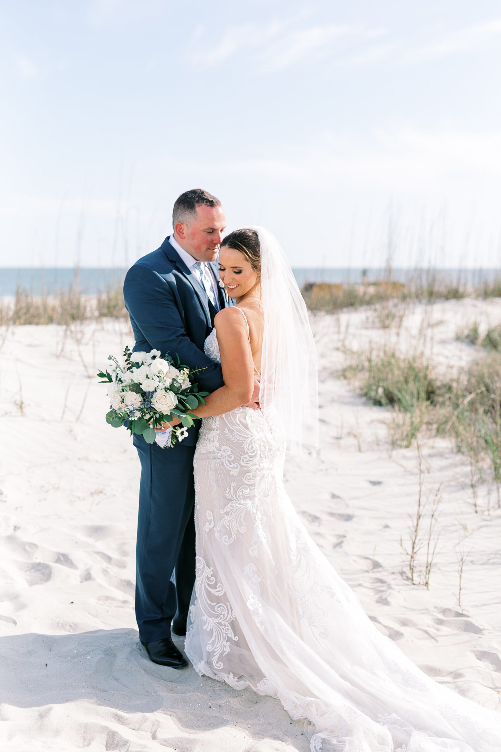 Bride and groom portraits from best wedding photographer Hilton Head Island, South Carolina.
