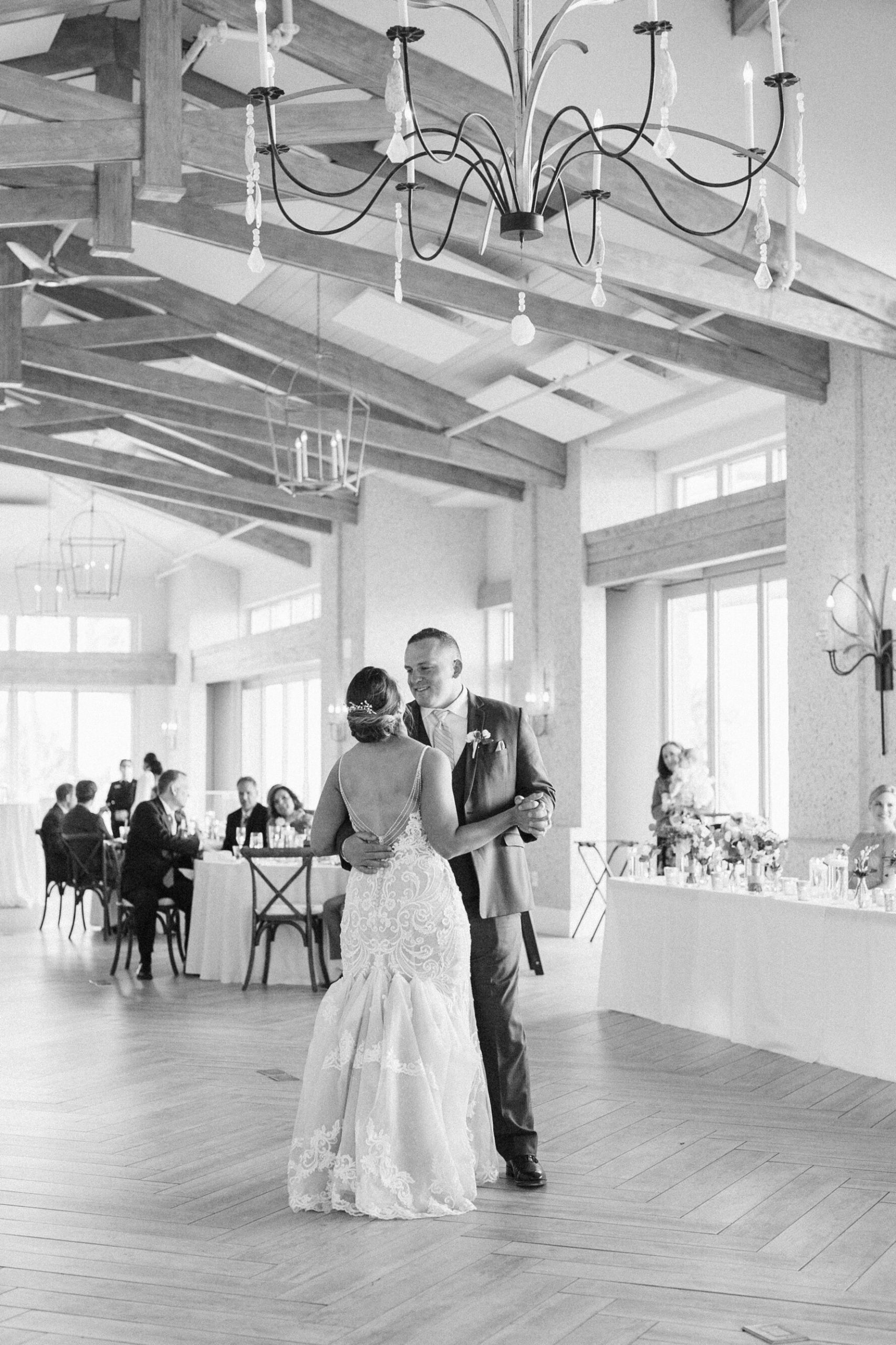 Sweet first dance as newlyweds at Hilton Head Island wedding photographer.