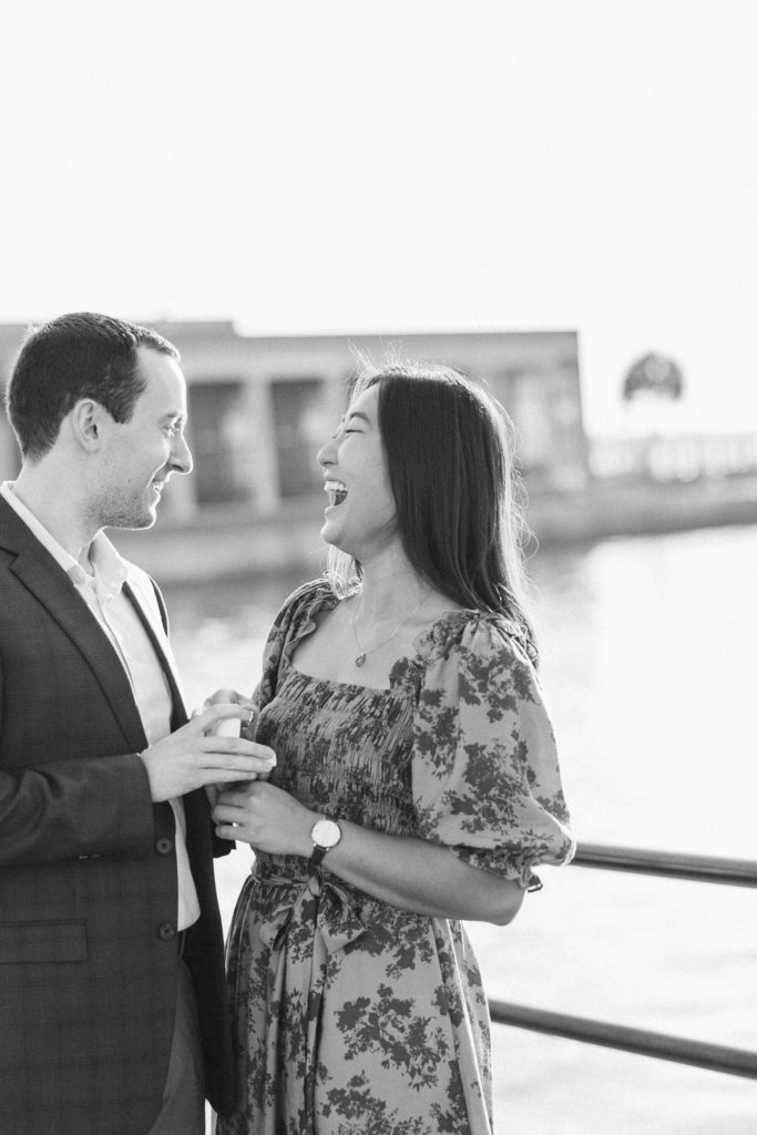 Charleston wedding photographer documents joyful proposal