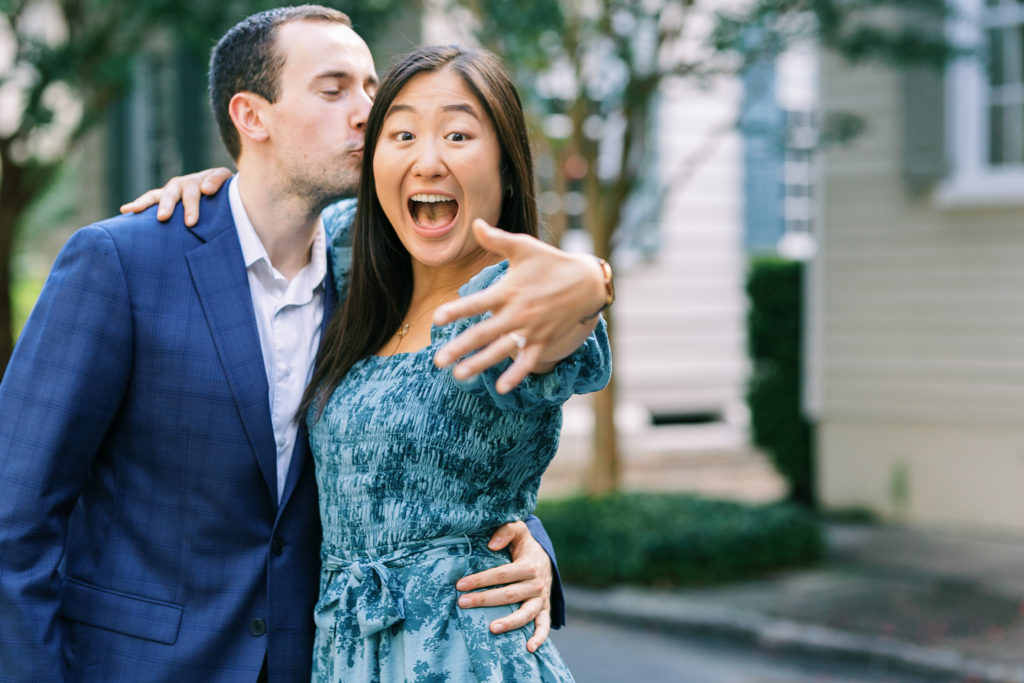 Sweet couple in Charleston gets engaged