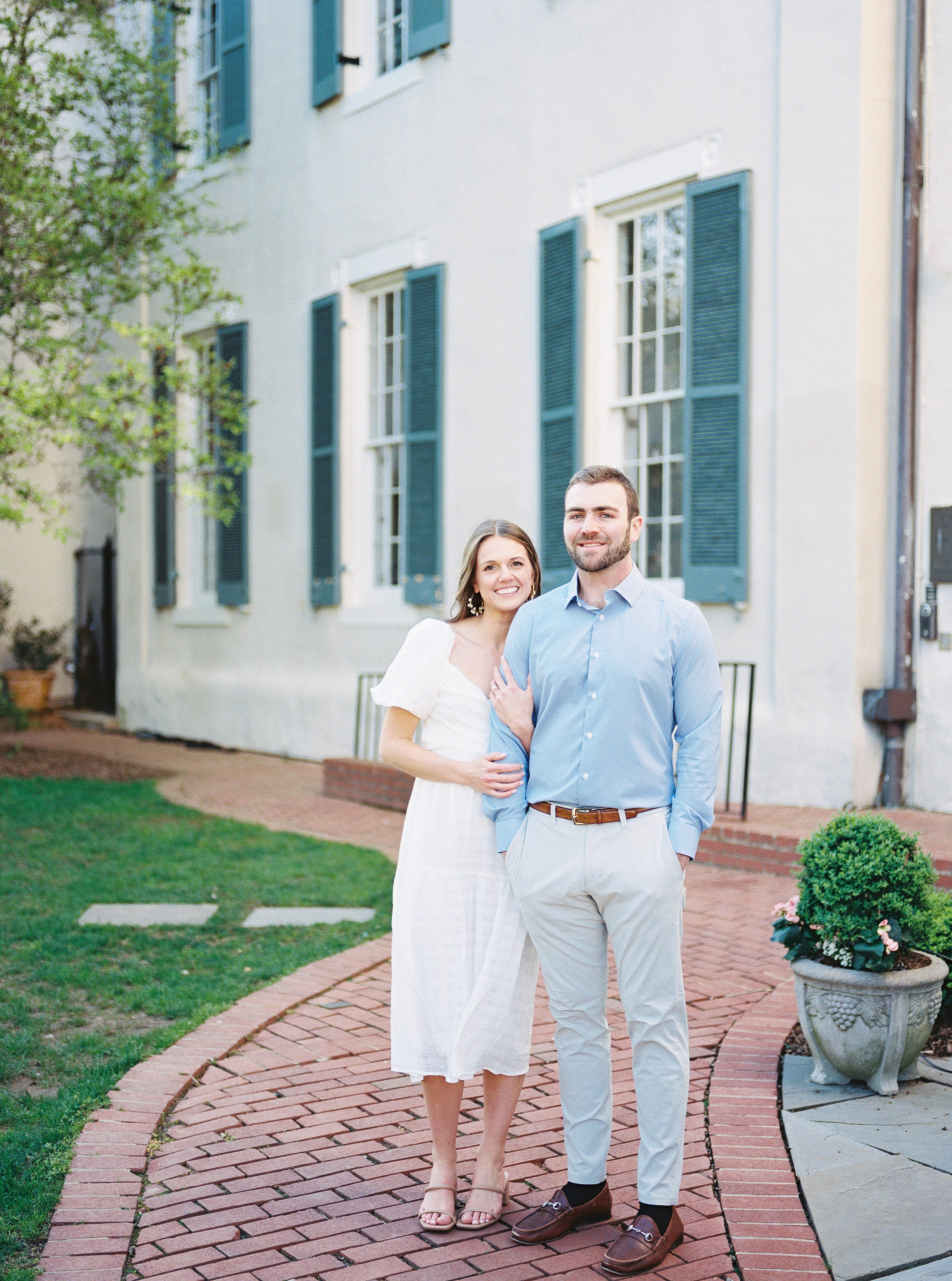 Sunrise engagement photos Georgetown Washington DC