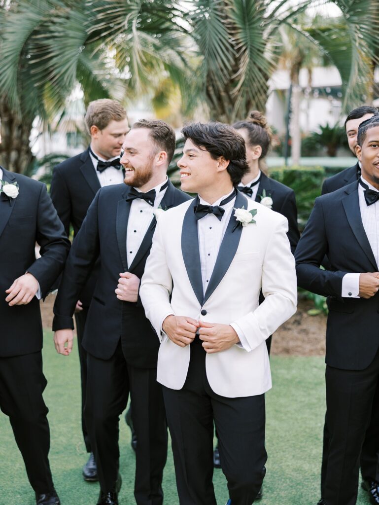 Westin Hilton Head wedding groomsmen