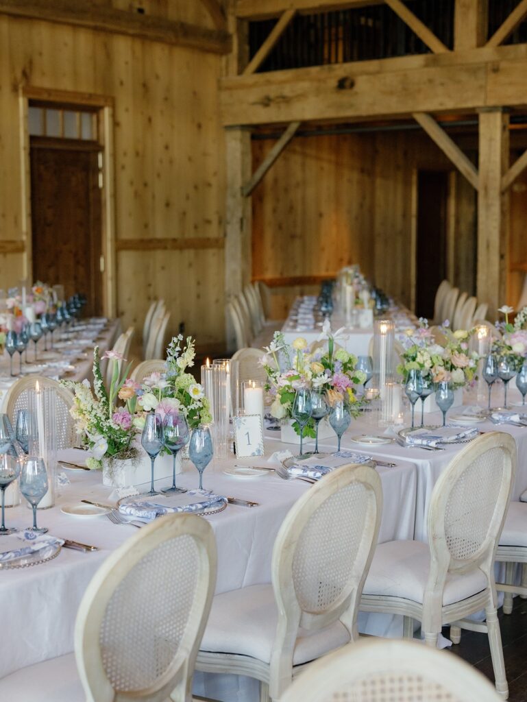Devils Thumb Ranch Colorado mountain wedding venue with indoor reception space