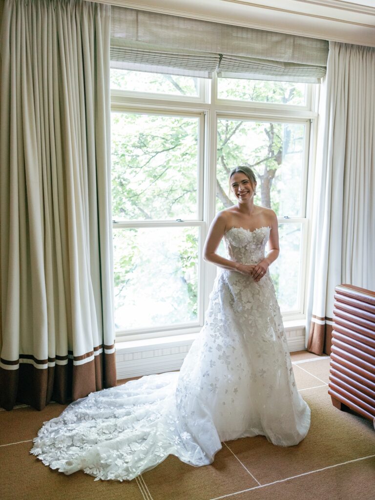 Interior of bridal suite at Hotel Jerome in Aspen, Colorado