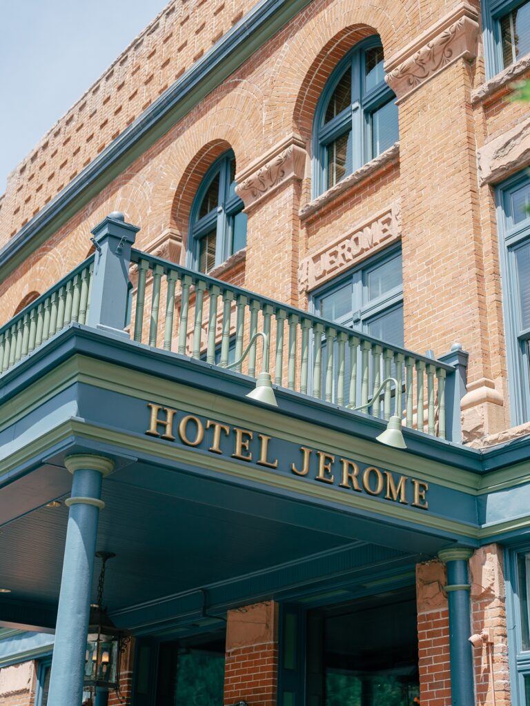 Hotel Jerome Aspen wedding venue with historic hotel interiors